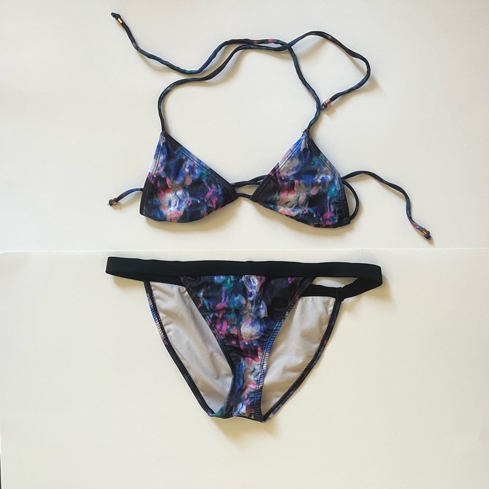 Lara Bingle Dream Camo Galaxy Space Bikini Set